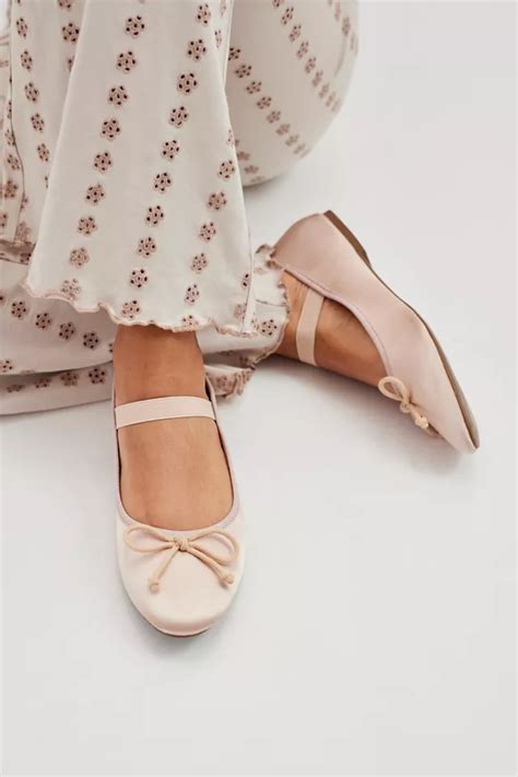satin ballet flats